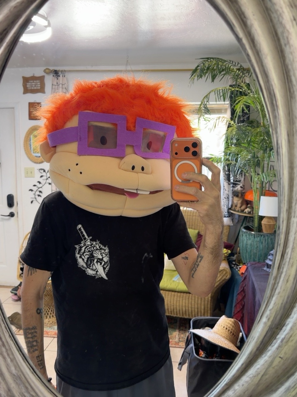 Nickelodeon Rugrats Chuckie Finster Giant Costume Head Mask 2018